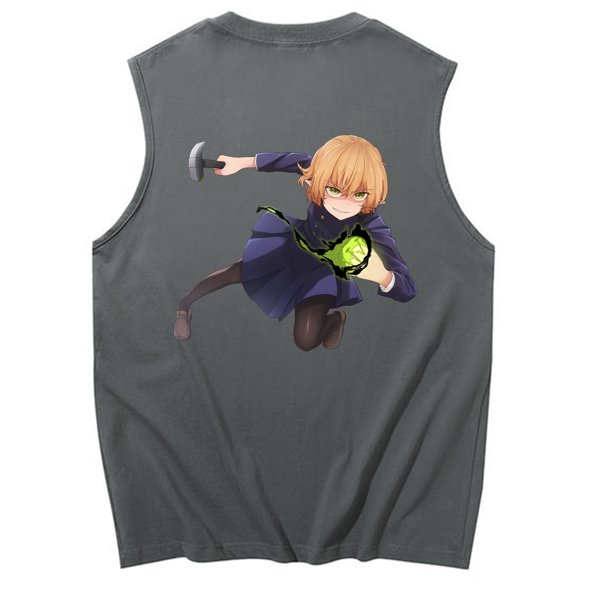 （画像用） 呪術廻戦 Jujutsu Kaisen コットン100％タンクトップ（背面プリント）